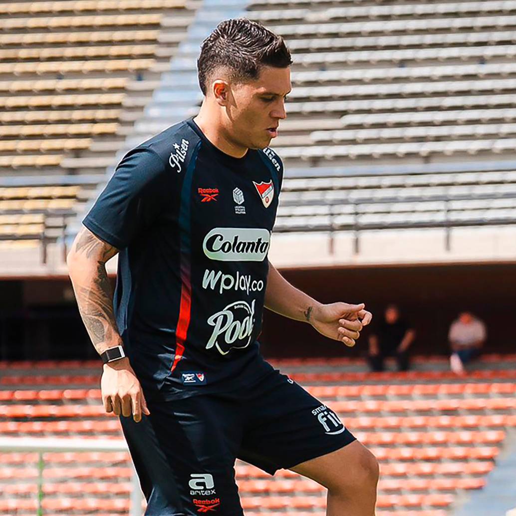 Juan fernando Quintero ya entrena a toda máquina con el DIM. FOTO CORTESÍA DIM