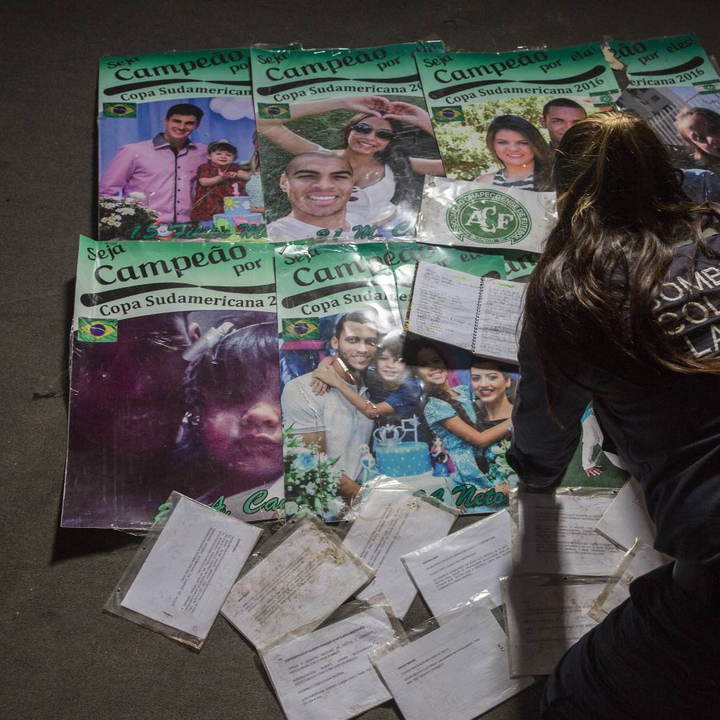 Imagen de referencia sobre la tragedia del Chapecoense. Foto: EL COLOMBIANO