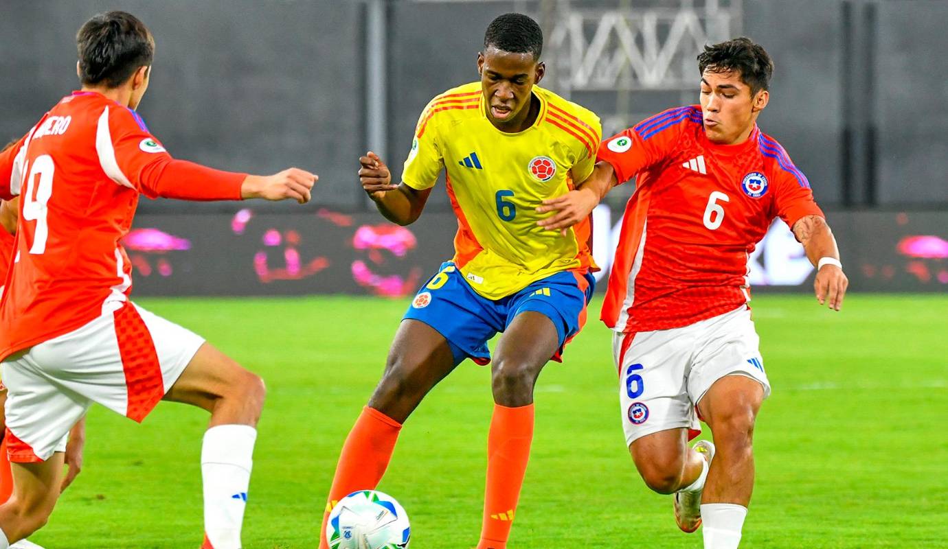 El conjunto colombiano ahora se enfocará en cerrar su participación en el Sudamericano ante la ya eliminada selección de Uruguay. Foto: Cortesía FCF
