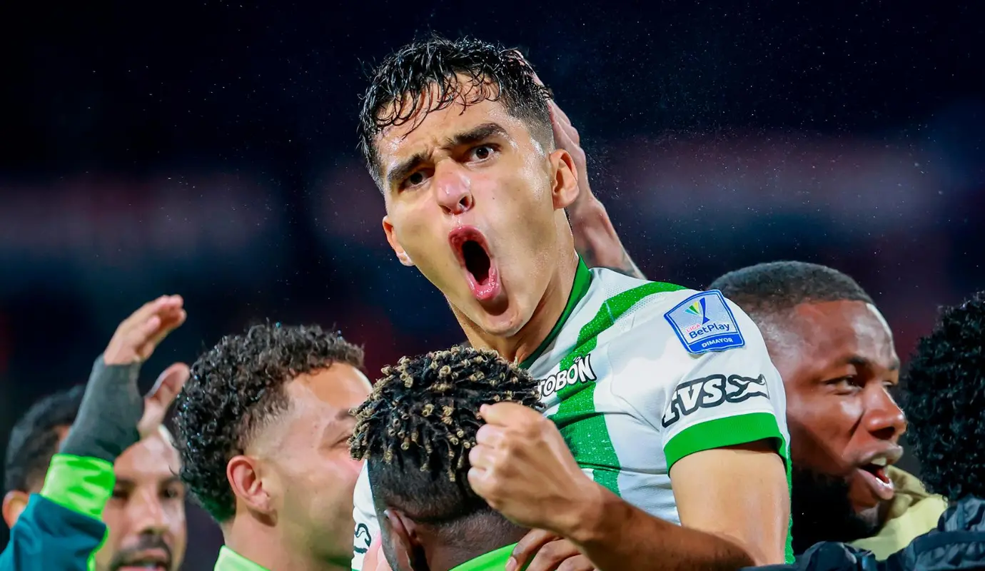 El primer gol del compromiso llegó al minuto 25, cuando el juvenil sensación Juan Manuel Rengifo apareció en el área para definir con gran categoría. Foto: Manuel Saldarriaga Quintero