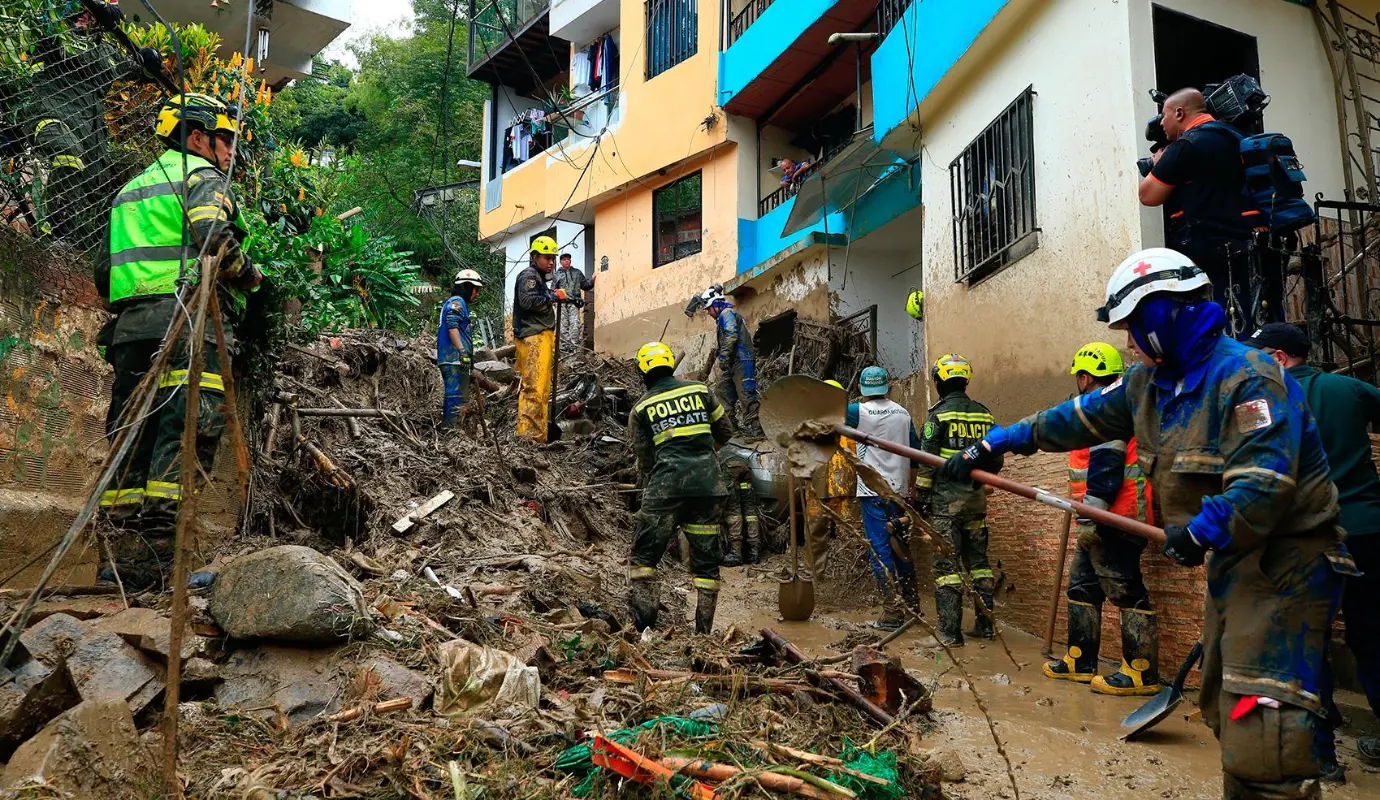 La vereda Olivares fue una de las áreas más golpeadas por la furia del agua. Fue allí donde ocurrió la tragedia que enlutó a la comunidad: un hombre perdió la vida al intentar salvar a su familia de la avenida torrencial. Foto: Camilo Suárez