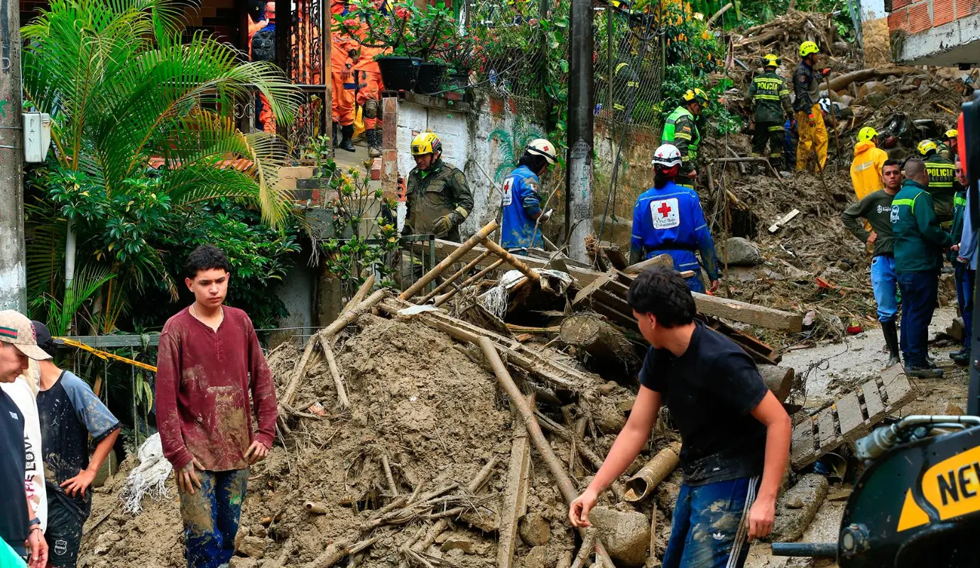 Además, las fuertes lluvias provocaron afectaciones en al menos 35 viviendas en la vereda Los Olivares, según la Alcaldía. Foto: Camilo Suárez
