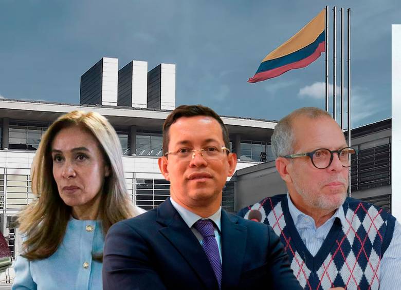 De izquierda a derecha: Viviana León, directora de la Imprenta Nacional; Jaime Berdugo, viceministro del Interior, y Alfredo Saade, jefe de despacho presidencial. FOTOS Colprensa y Presidencia