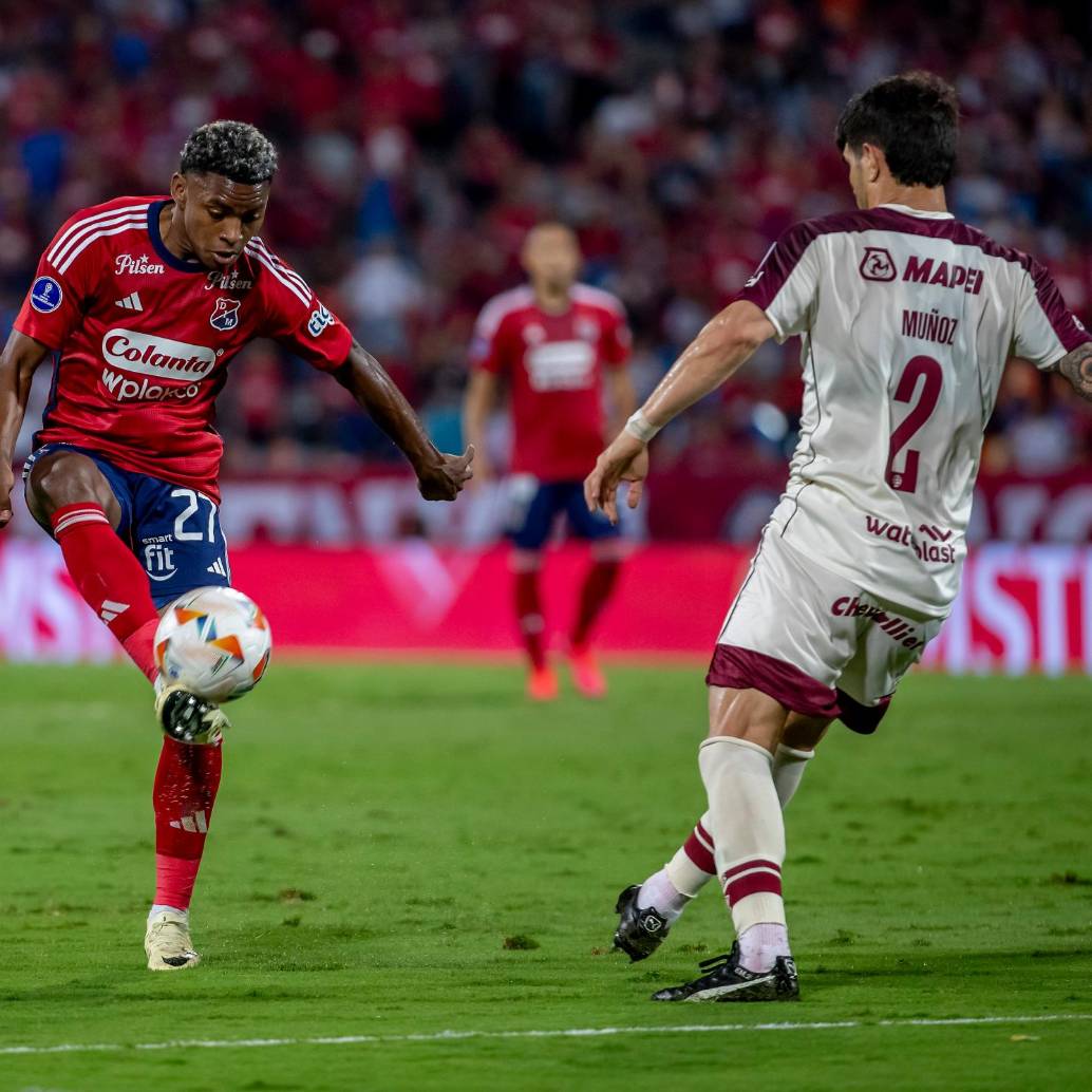 <p>Brayan León Muñiz suma un gol con el DIM este semestre y regresa tras dos fechas de suspensión.</p><p><span class="mln_uppercase_mln">FOTO</span> <b><span class="mln_uppercase_mln">Manuel </span></b></p><p><b><span class="mln_uppercase_mln">Saldarriaga</span></b> </p>