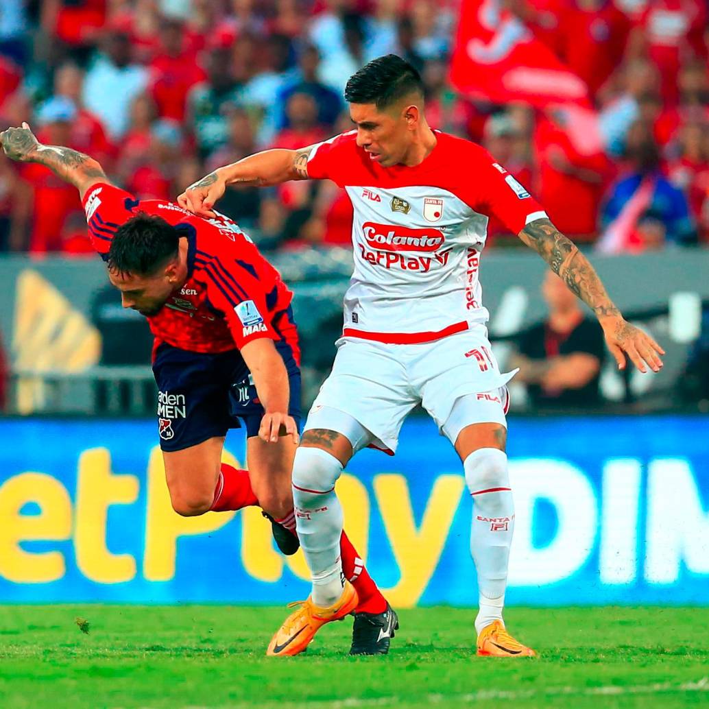DIM recibe a Santa Fe en la final de la Liga Betplay-1. FOTO CAMILO SUÁREZ