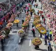 La jornada reunirá a miles de personas alrededor de los silleteros y las silletas, por lo que se espera una alta afluencia de público en los sectores cercanos al recorrido. FOTO: El Colombiano.