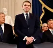 Amenazaron de muerte a Barron Trump, hijo menor del presidente Donald Trump. FOTO: GETTY