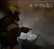 Víctimas del incendio en Cali: bebé de seis meses sufre graves quemaduras. Foto: captura de video