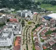 Una de las principales obras que se tienen en los planes para aprovechar los excedentes de la concesión Devimed es un intercambio vehicular a la altura de la Clínica Somer. FOTO Cortesía Alcaldía de Rionegro