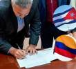 <span class=mln_uppercase_mln>El</span><b><span class=mln_uppercase_mln> Gobierno anunció un “acuerdo histórico comercial” con Cuba relacionado con pequeños productores de Tolima. FOTO: PRESIDENCIA | XINHUA | ARCHIVO</span></b>