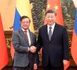 Gustavo Petro, presidente de Colombia, y Xi Jinping, mandatario Chino. FOTO: Cortesía