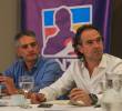 El gobernador Andrés Julián Rendón y el alcalde Federico Gutiérrez siempre han mostrado su apoyo al expresidente Álvaro Uribe y lo ratificaron durante el proceso judicial contra el exmandatario. FOTO: MANUEL SALDARRIAGA