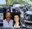 La pareja de esposos, identificados como Otoniel de Jesús Zapata y Luz Ángela Ruiz Castro, fallecieron en un accidente de tránsito en la vía a la Costa Caribe. FOTOS: Cortesía