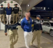 El ciudadano argentino fue capturado en el aeropuerto José María Córdova de Rionegro y quedó a disposición de la Fiscalía mientras se define su extradición. FOTO: X de DIJIN (@DIJINPolicia)