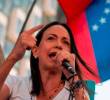 La líder opositora María Corina Machado busca candidato que luche contra Nicolás Maduro y recupere la democracia en Venezuela. Foto: AFP.