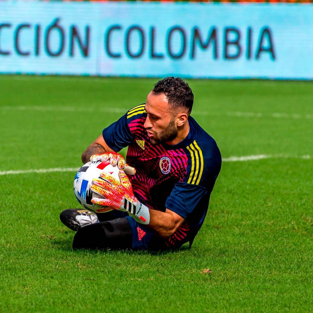 El arquero antioqueño David Ospina suma 129 partidos con la Selección Colombia de mayores. Es el que más apariciones tiene en la historia. Foto: Juan Antonio Sánchez