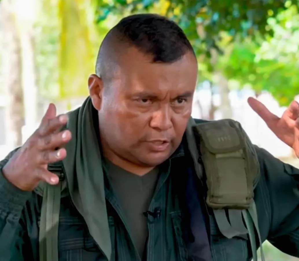 Alexander Díaz, alias Calarcá, jefe disidente de las Farc. Foto: tomada de video