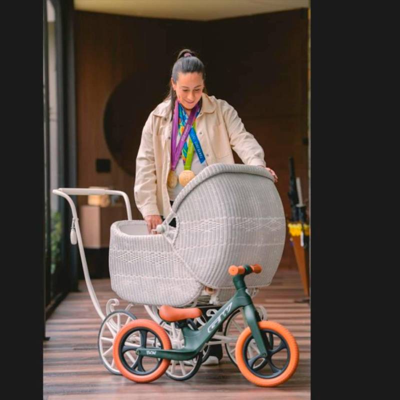 La medallista olímpica Mariana Pajón cuenta los días para el nacimiento de su hijo, la deportista entró en las últimas semanas del embarazo. FOTO CORTESIS GW 