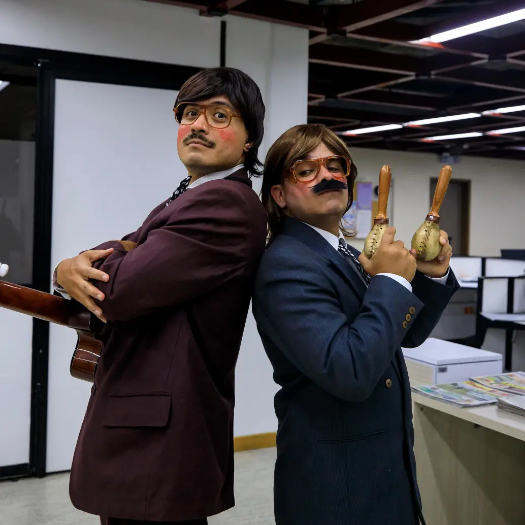 Manuel (Santiago Vallejo) y Wilson (Jaime Toro) se han convertido en un hit en las redes sociales. Foto: Camilo Suárez. 