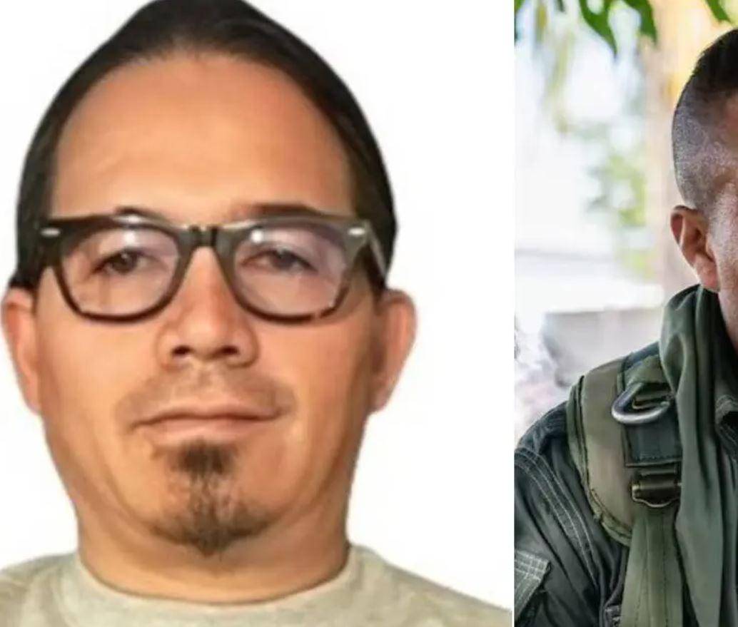 Wilmar Mejía, exfuncionario de la DNI, y alias Calarcá. FOTOS: Tomadas de redes sociales