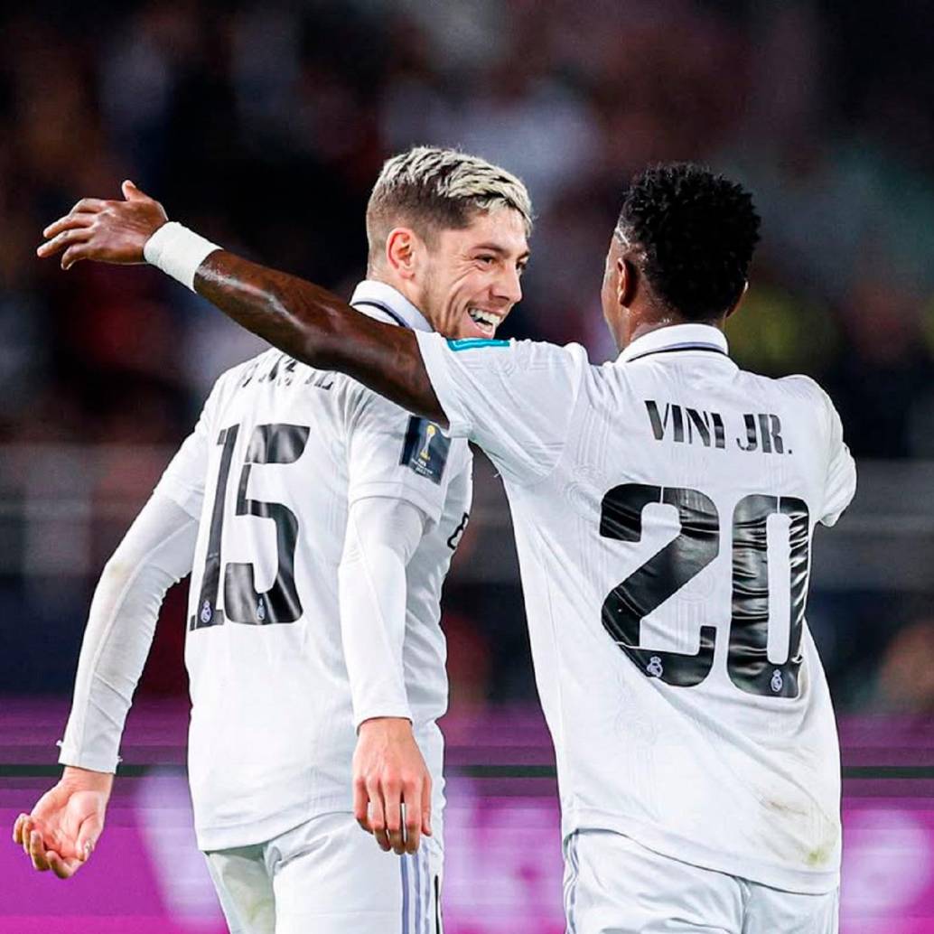 Valverde y Vini, dos de los mejores jugadores del Real Madrid y hoy en centro de polémica. FOTO @FANS10