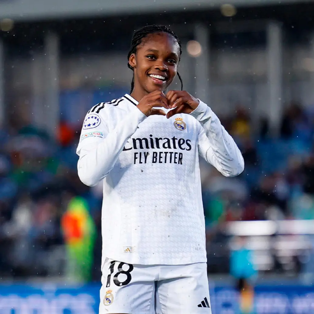 Linda Caicedo llegó a tres asistencias en esta temporada de la Liga F española. FOTO: Tomada de X @realmadridfem