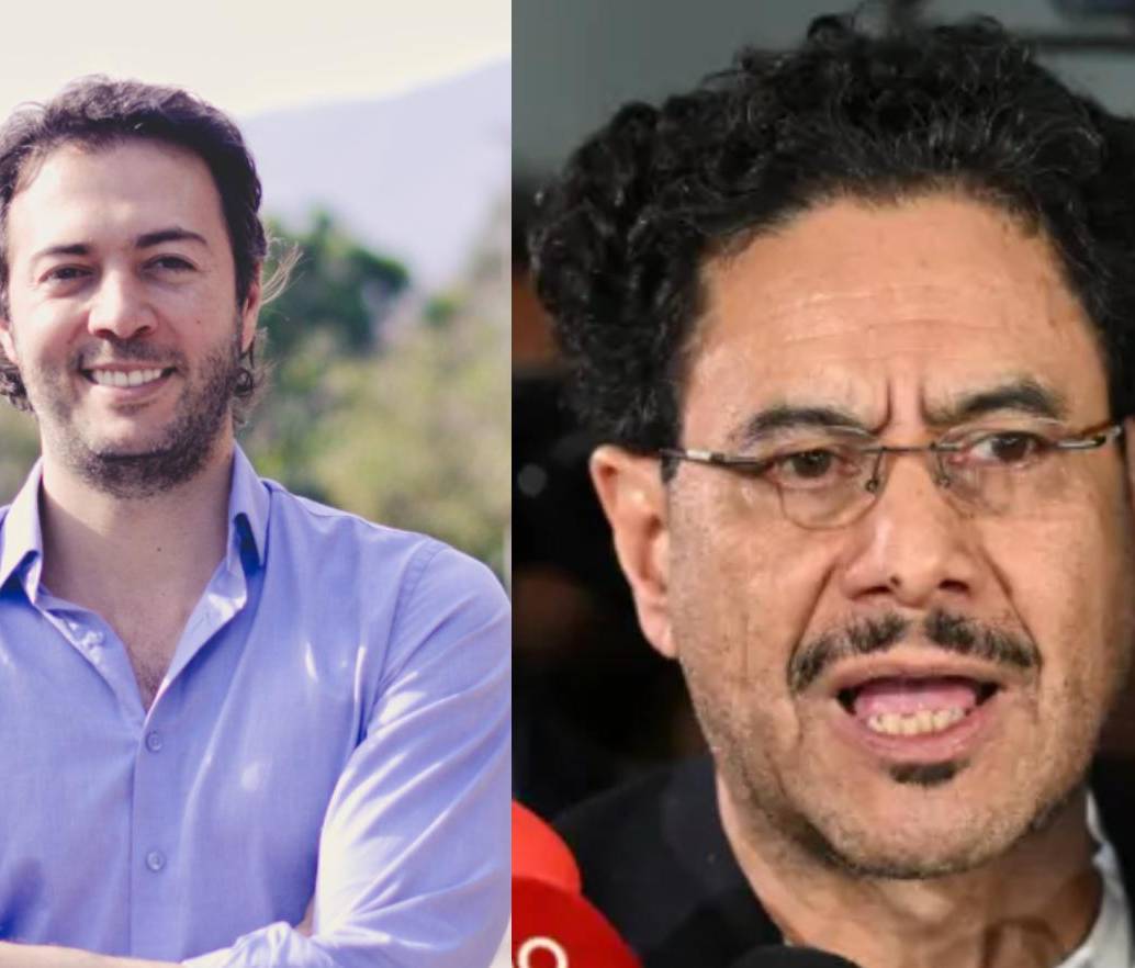 Daniel Quintero, exalcalde de Medellín, e Iván Cepeda, senador y candidato presidencial. Fotos: cortesía y AFP