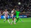 Atlético Nacional perdió frente al Junior en el Metropolitano y se aleja de la estrella de la final de la Liga BetPlay. Foto: Colprensa.