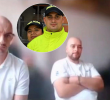 El intendente de la Policía, Jhon Alexander López Villada, y dos civiles, Cipriano Alonso Carrasquilla Parra y Óscar Manuel Villegas García, fueron procesados por el asesinato de dos oficiales el pasado viernes 5 de junio en Medellín. Foto: cortesía.