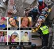 En Sabaneta, piden ayuda en la búsqueda y rescate de una familia que estaría desaparecida en Venezuela después del terremoto. Fotos: AFP y cortesía.