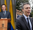 Federico Gutiérrez, alcalde de Medellín, reveló en una rueda de prensa que, según la Fiscalía, habría existido una estructura que operó como un grupo de delincuencia organizada para controlar la contratación pública durante el mandato de Daniel Quintero. Fotos: Alcaldía de Medellín y Colprensa.