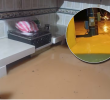 Testimonios afirman que en los momentos más críticos el nivel del agua alcanzó 1.80 metros. Fotos: cortesía.