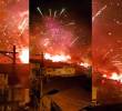 Explosión e incendio en polvorería clandestina en Lima, Perú. Foto: captura de video RG
