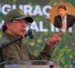 El presidente Gustavo Petro hizo calificaciones despectivas contra el dirigente gremial. FOTO COLPRENSA Y CORTESÍA