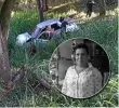 María Elsy Tobón Arango (en el círculo) fue embestida por el vehículo. Fotos: cortesía.