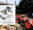 Por la avenida 80, por donde se ejecutan estas obras, se espera ver pasar los trenes del metro de la 80. Foto: Camilo Suárez