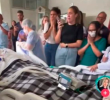 Estas son las imágenes que atribuyen, falsamente, al estado de salud de Miguel Uribe Turbay. FOTO CAPTURA DE PANTALLA
