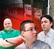 Juan David Palacio (centro), el exdirector del Área ya fue imputado por hechos que involucran presunta corrupción en la cual estaría también involucrado Miguel Quintero (izq.), el hermano del exalcalde Daniel Quintero. FOTOS: EL COLOMBIANO