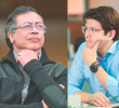Gustavo Petro y Miguel Uribe. <span class=mln_uppercase_mln>FOTO</span> <b><span class=mln_uppercase_mln>Presidencia y Camilo Suárez</span></b>