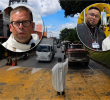 Emanuel Torres se paraba en plena Regional para bendecir camiones, volquetas y tractomulas. FOTOS: EL COLOMBIANO.