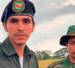 Andrey Avendaño (izquierda) es el comandante del Frente 33 de las disidencias en Catatumbo. FOTO: Cortesía