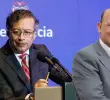 El banco también señala que la administración actual dejará como herencia estructural un déficit fiscal de 8% durante dos años consecutivos, junto con intervenciones en el sistema pensional y en el banco central. FOTO: Presidencia y Colprensa.