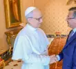 El presidente viajará junto a parte de su gabinete tras una invitación formal del papa León XIV. FOTO: COLPRENSA.