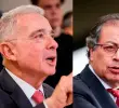 Uribe y Petro fueron los protagonistas de una nueva discusión por X. FOTO: Cortesía