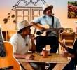 De Izquierda a derecha: Amenaza (Samuel), La Fiera (Bryand Samid) y Pulgarcito (Emmanuel León Gómez), la nueva generación de los trovadores paisas. Foto: Julio Herrera. Diseño: Juan Camilo Ospina.