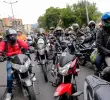 Conductores de motos en Antioquia. Foto de referencia: Colprensa