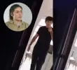 El enfrentamiento ocurrió durante una jornada de visitas en la Escuela de Carabineros de Bogotá. FOTO: Captura de video