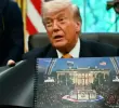 Un evento en la Casa Blanca se vio interrumpido por un posible ataque contra funcionarios y el presidente Donald Trump. FOTO: AFP