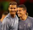 Cristiano Ronaldo y James Rodríguez jugaron 89 partidos juntos en el Real Madrid, se juntaron en 17 goles y ganaron dos Champions League, una Liga de España y dos Supercopas europeas. FOTO <b>GETTY</b>