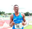 Ronal Longa, atleta colombiano ganó los 100 metros en el Savona International Meeting en Italia. FOTO: Comité Olímpico Colombiano